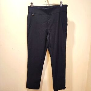 COUNTERPARTS WOMEN'S Black Slim Fit Classic Split heam Dress Pant size 10